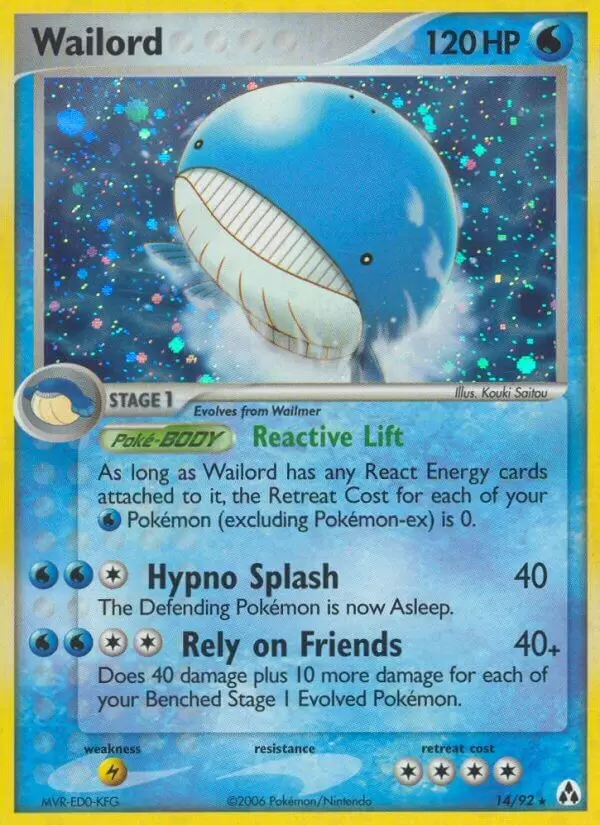 EX Legend Maker - Wailord Holo