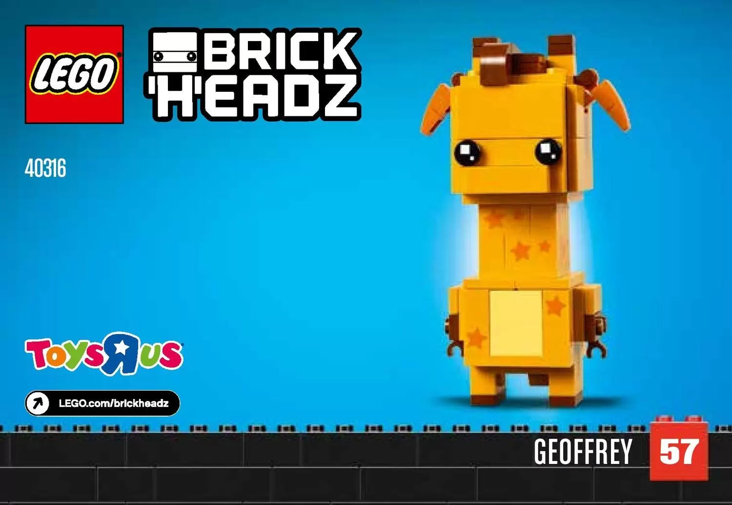 LEGO BrickHeadz - 57 - Geoffrey the Giraffe