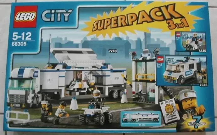 LEGO CITY - City Police Super Pack 3-in-1