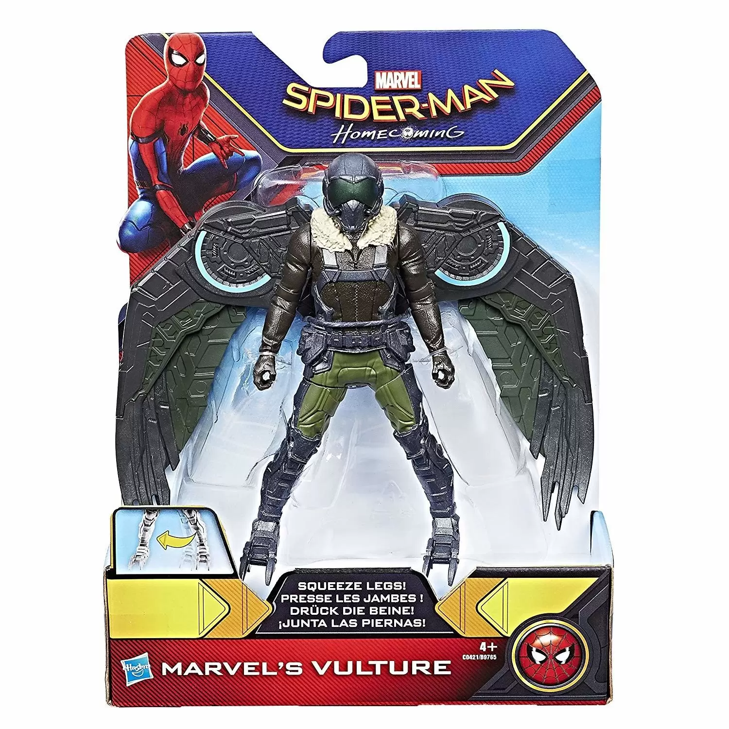 Spider-Man Homecoming Feature Action Figure Wave 1 Set - Spider-Man Homecoming - Marvel\'s Vulture