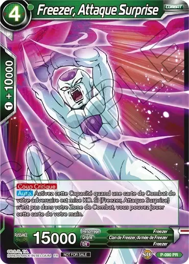 Dragon Ball Super Carte Promo FR - Freezer, Attaque Surprise