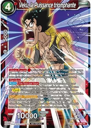 Dragon Ball Super Carte Promo FR - Veku, la Puissance triomphante