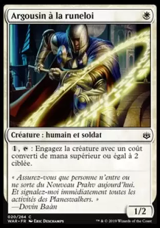 War of the Spark - Argousin à la runeloi