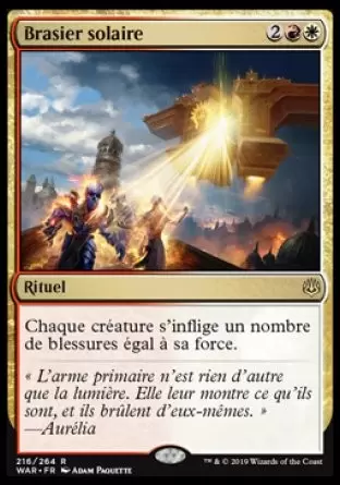 War of the Spark - Brasier solaire