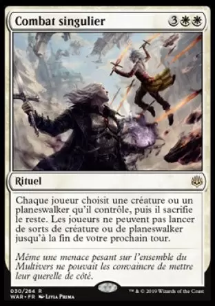 War of the Spark - Combat singulier