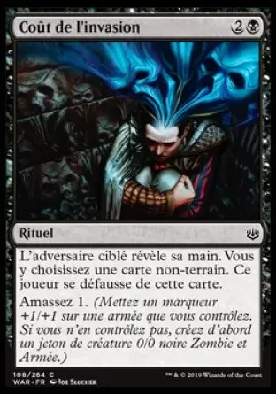 War of the Spark - Coût de l\'invasion