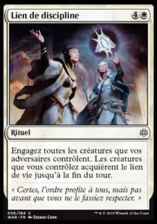War of the Spark - Lien de discipline