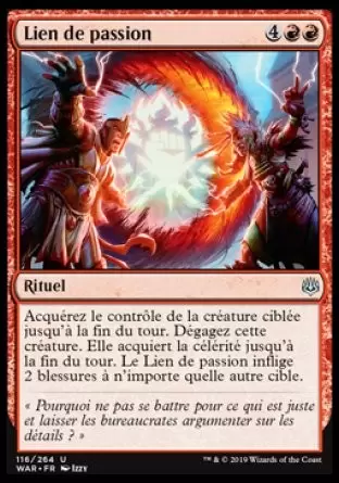 War of the Spark - Lien de passion