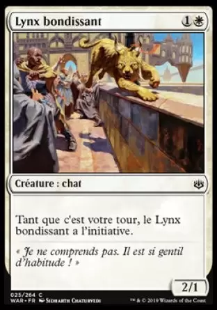 War of the Spark - Lynx bondissant
