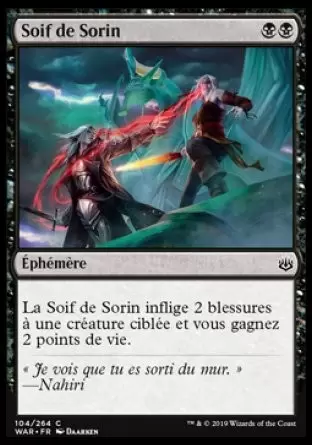 War of the Spark - Soif de Sorin