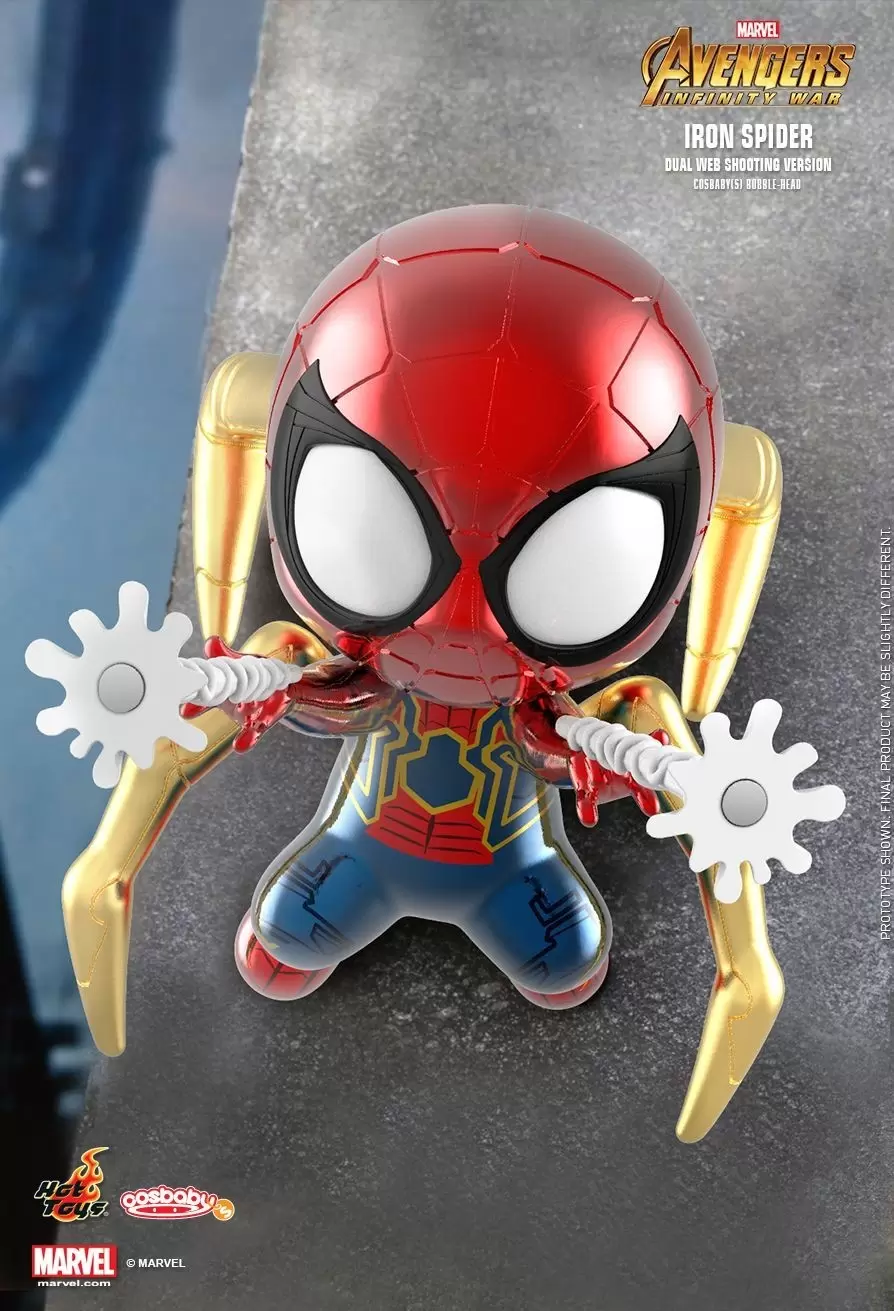 Cosbaby Figures - Avengers: Infinity War - Iron Spider (Dual Web Shooting Version)