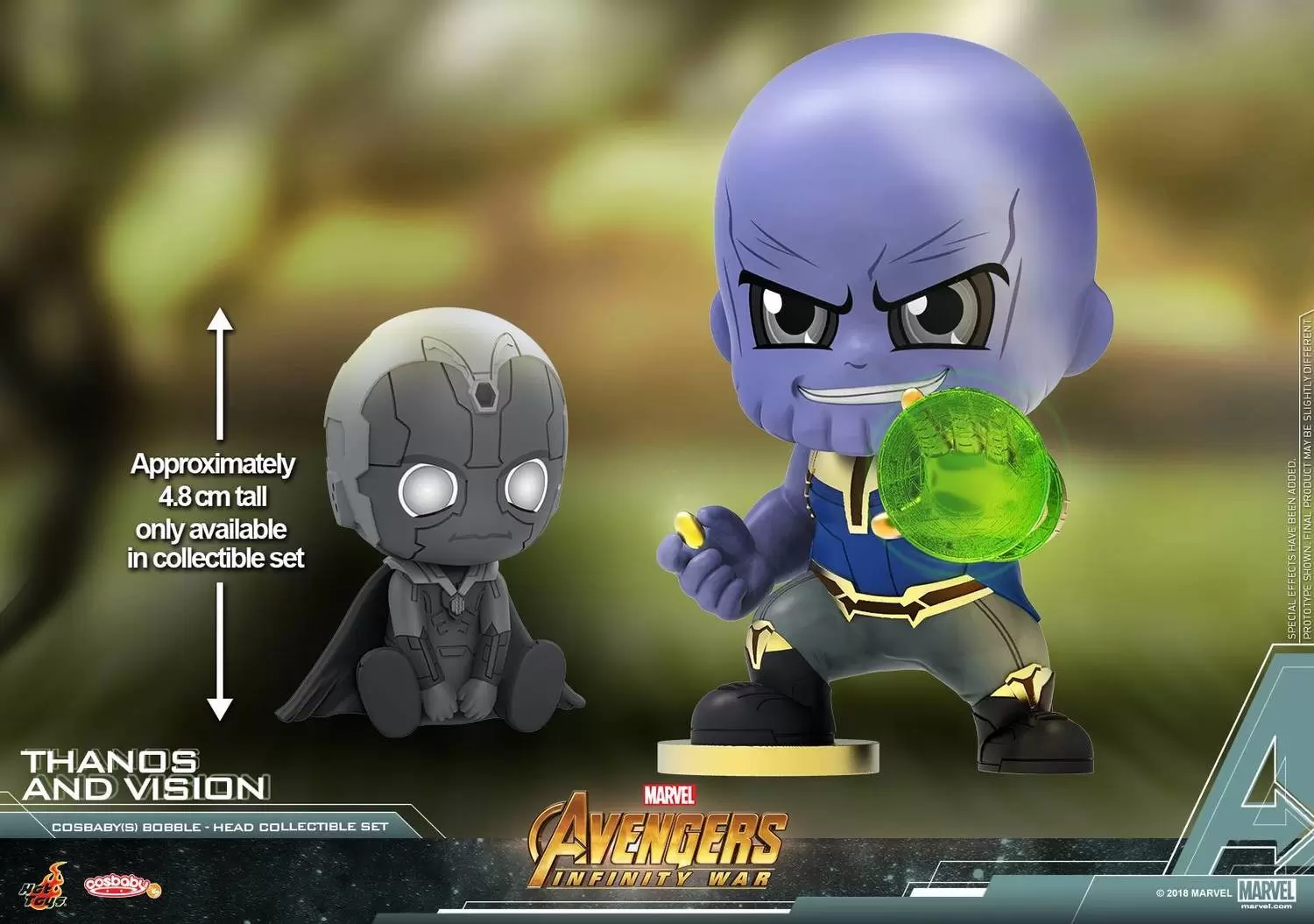 Cosbaby Figures - Avengers: Infinity War - Thanos & Vision