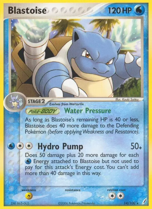 EX Crystal Guardians - Blastoise