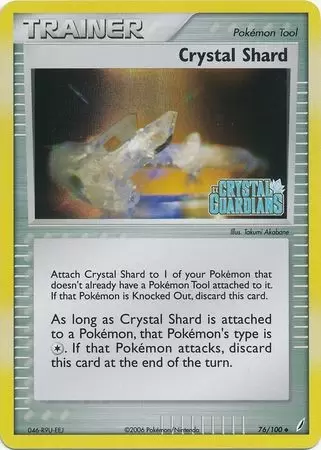 EX Crystal Guardians - Crystal Shard Holo Logo