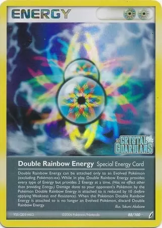 EX Crystal Guardians - Double Rainbow Energy Holo Logo