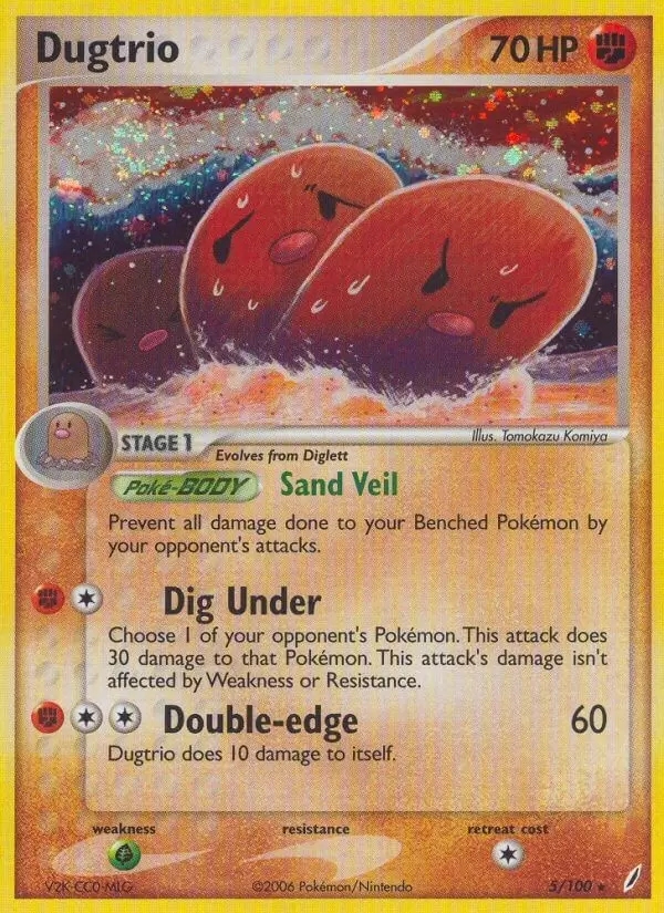 EX Crystal Guardians - Dugtrio Holo