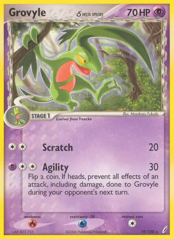 EX Crystal Guardians - Grovyle