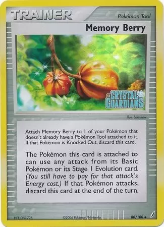 EX Crystal Guardians - Memory Berry Holo Logo