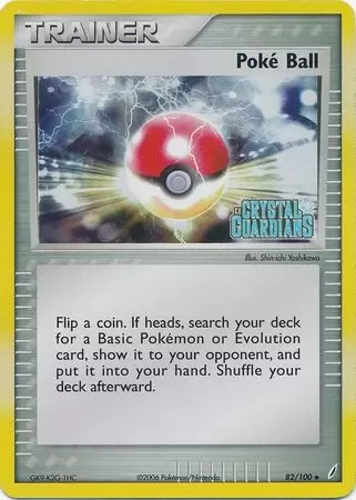 EX Crystal Guardians - Poké ball Holo Logo