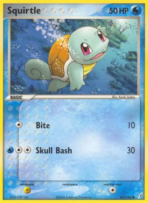 EX Crystal Guardians - Squirtle
