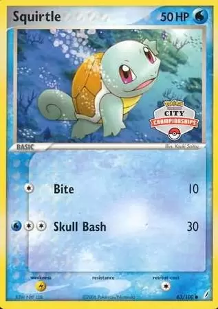 EX Crystal Guardians - Squirtle City Championships