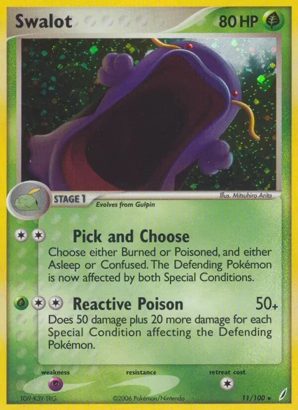 EX Crystal Guardians - Swalot Holo
