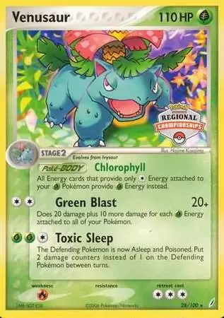 EX Crystal Guardians - Venusaur Regional Championships