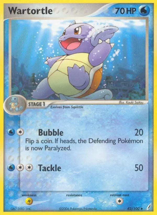 EX Crystal Guardians - Wartortle