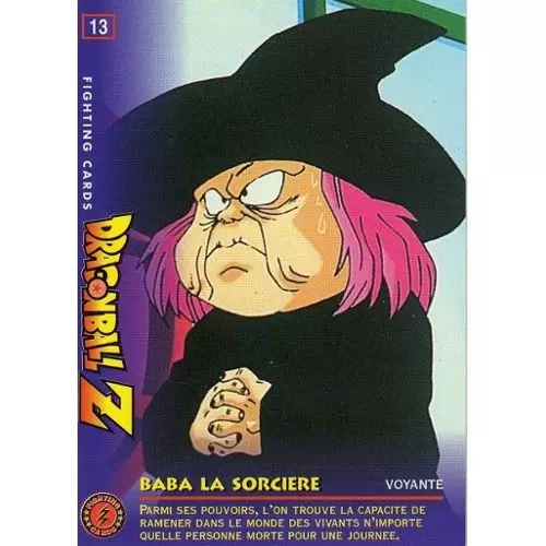 Dragonball Z Fighting Cards - Panini - BABA LA SORCIERE