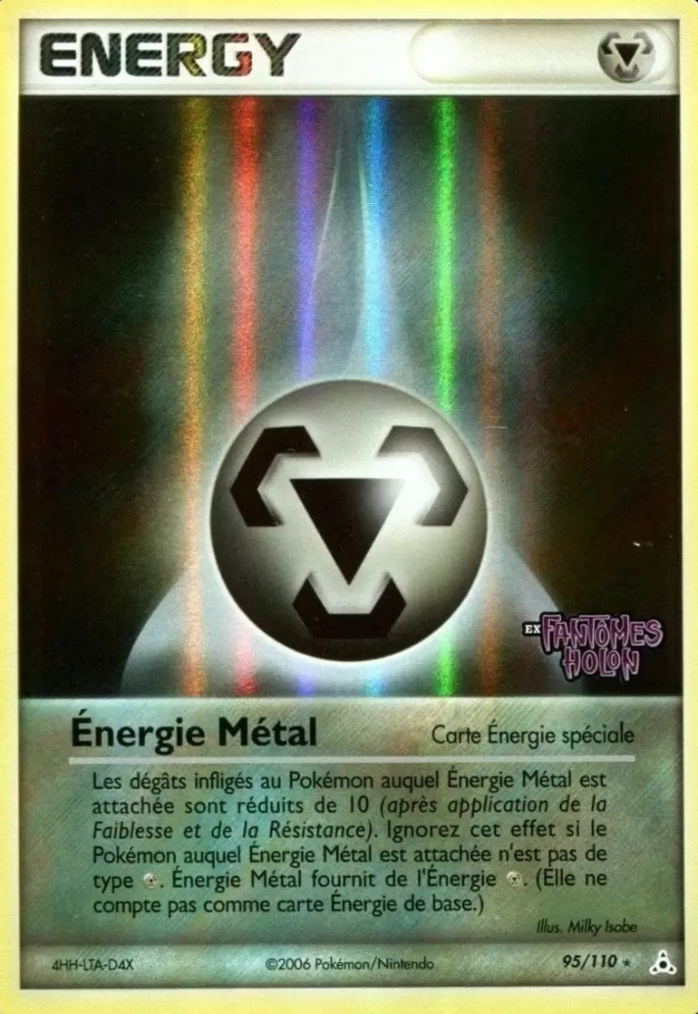 Fantômes Holon - Énergie Métal holographique Logo