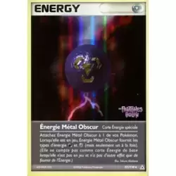 Énergie Métal Obscur holographique Logo