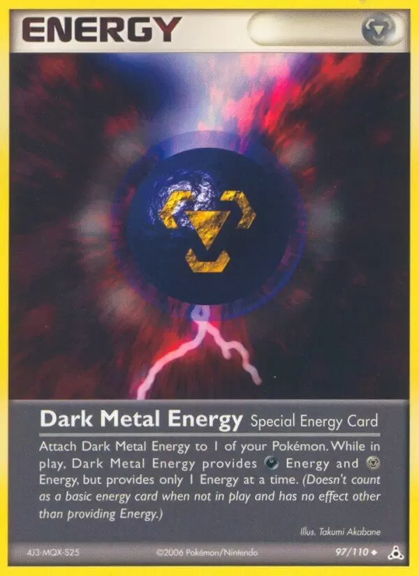 EX Holon Phantoms - Dark Metal Energy