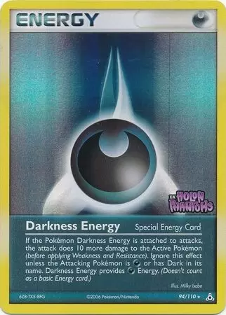EX Holon Phantoms - Darkness Energy Holo Logo