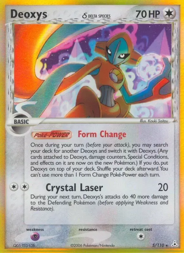 EX Holon Phantoms - Deoxys Holo