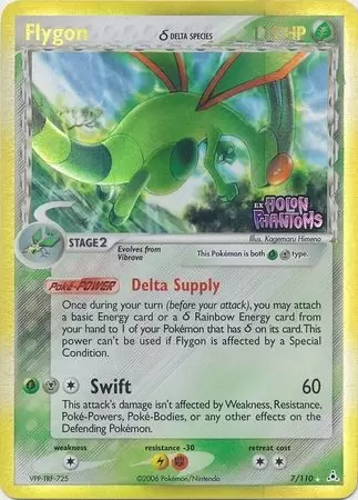 EX Holon Phantoms - Flygon Holo Logo