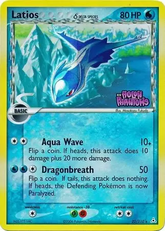EX Holon Phantoms - Latios Holo Logo