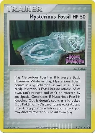 EX Holon Phantoms - Mysterious Fossil logo