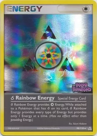 EX Holon Phantoms - Rainbow Energy Holo Logo