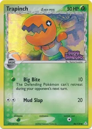EX Holon Phantoms - Trapinch Holo Logo
