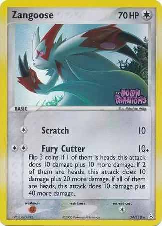 EX Holon Phantoms - Zangoose Holo Logo