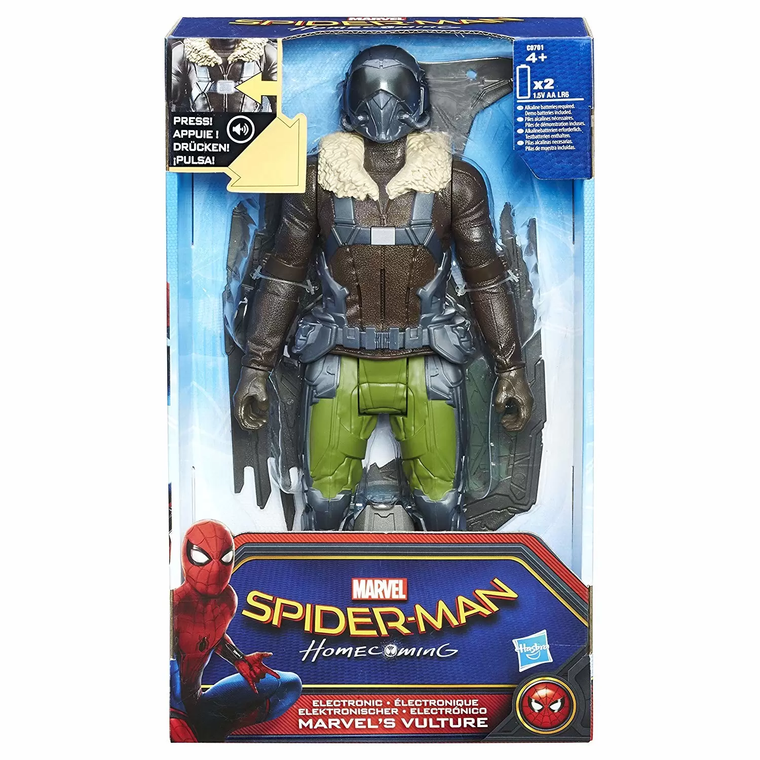 Electronic & Interactive Action Figures - Spider-Man Homecoming - Electronic Marvel\'s Vulture