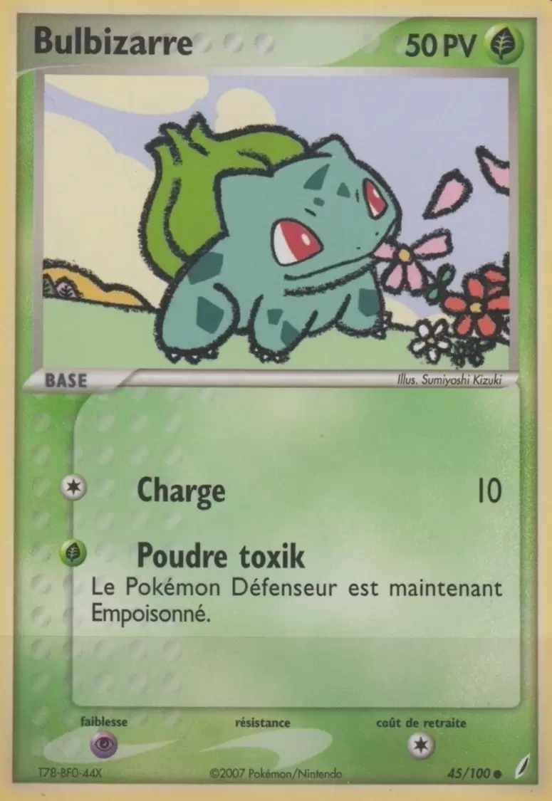 Bulbizarre - carte Pokémon 45100 Gardiens de Cristal