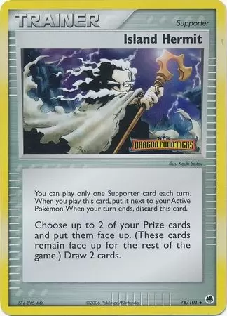 EX Dragon Frontiers - Island Hermit Holo Logo