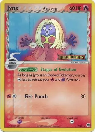 EX Dragon Frontiers - Jynx Holo Logo
