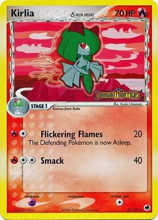 EX Dragon Frontiers - Kirlia Holo Logo