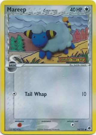 EX Dragon Frontiers - Mareep Holo Logo