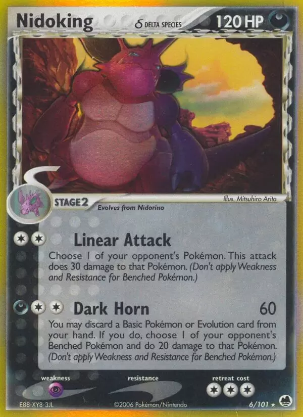EX Dragon Frontiers - Nidoking Holo