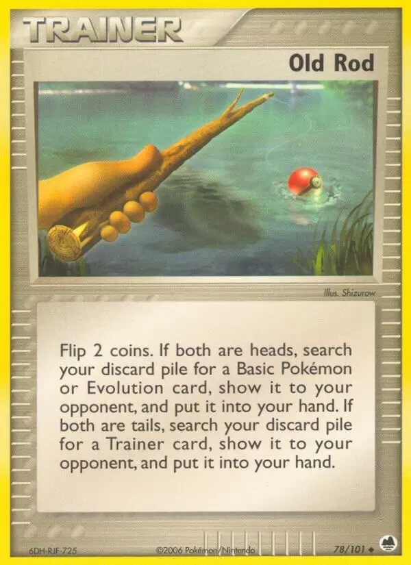 EX Dragon Frontiers - Old Rod