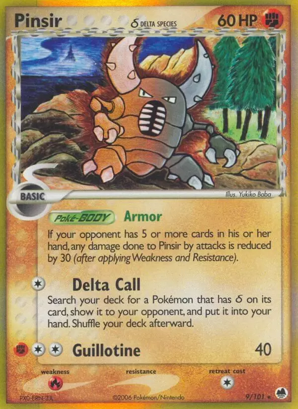 EX Dragon Frontiers - Pinsir Holo