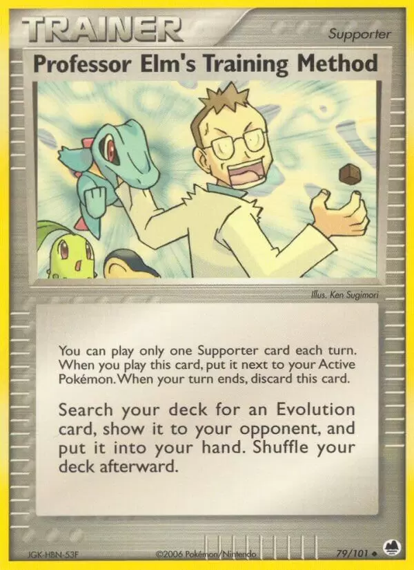 EX Dragon Frontiers - Professor Elm\'s Training Method